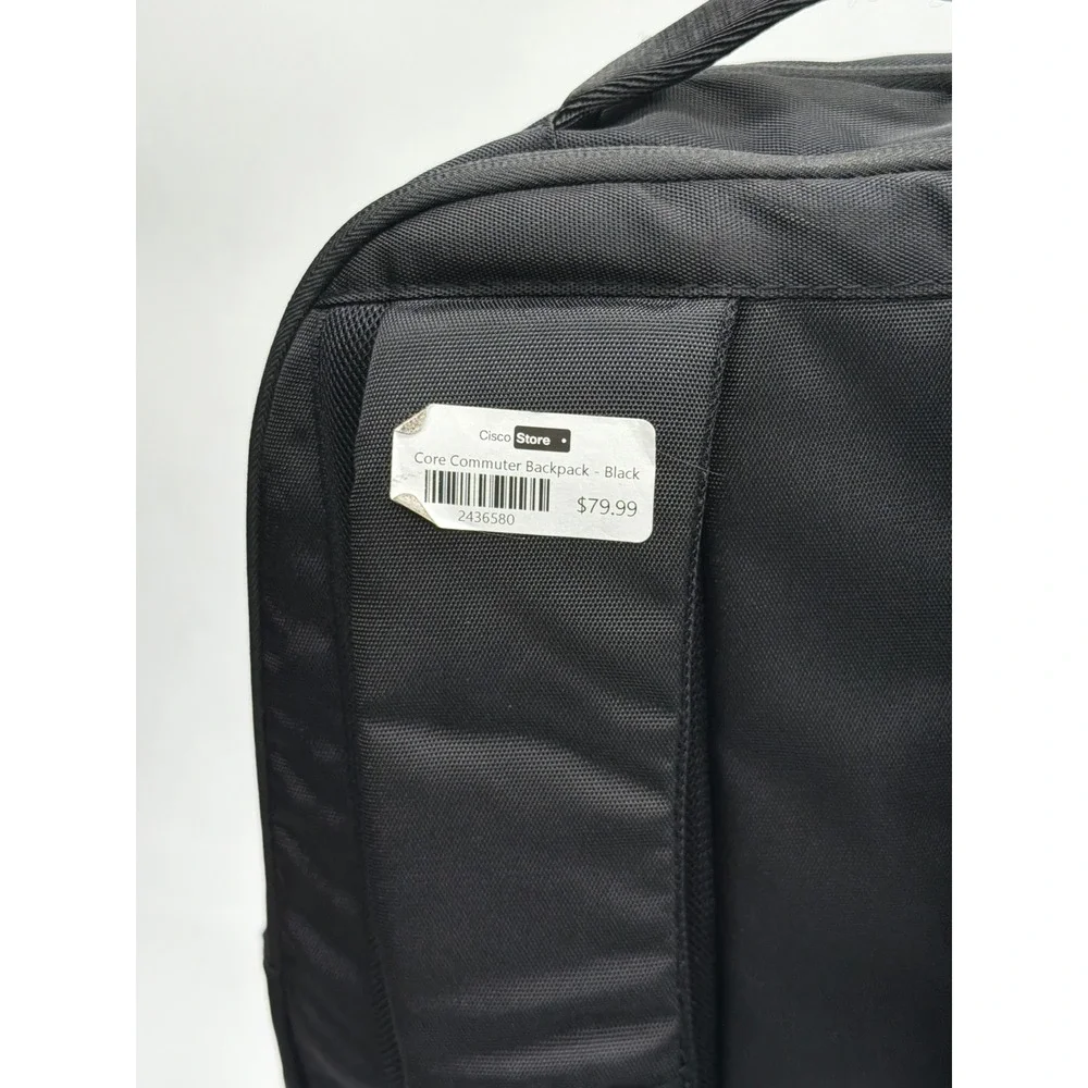 Cisco Core Commuter Backpack‎ Black Laptop Bag Tech Travel Professional 19x12